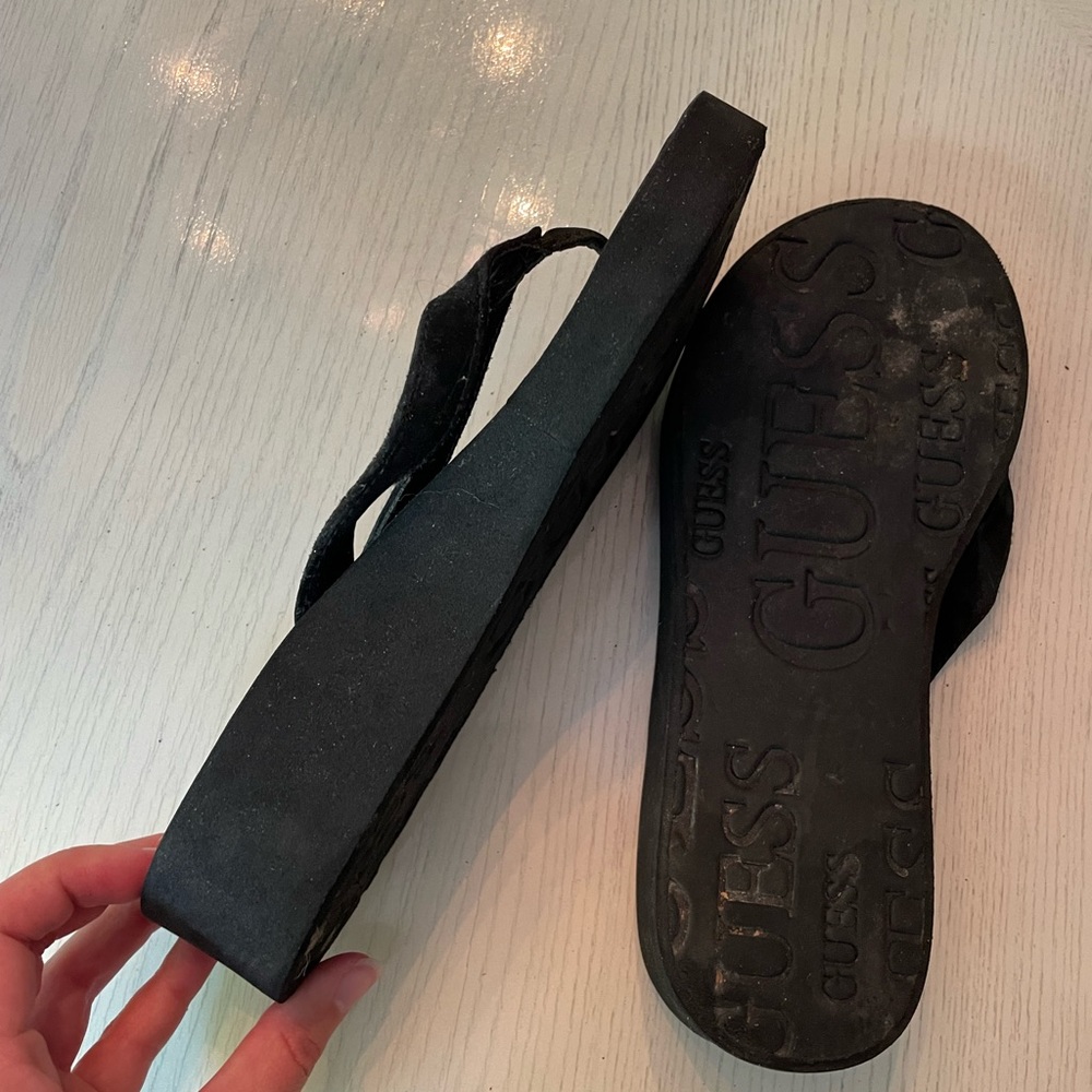 Guess Rhinestone Flip Flops - Picture 4 of 4
